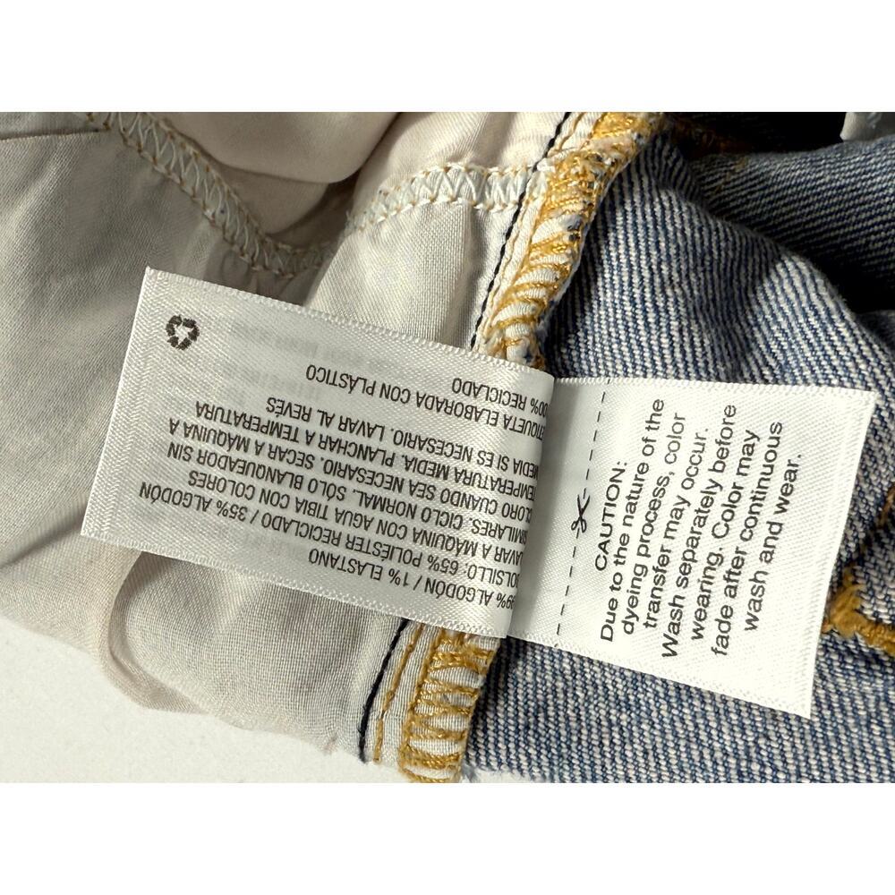 A New Day Jeans Women's Blue Denim 4/27 Cotton High Rise Ankle Mom Y2K - Picture 10 of 10